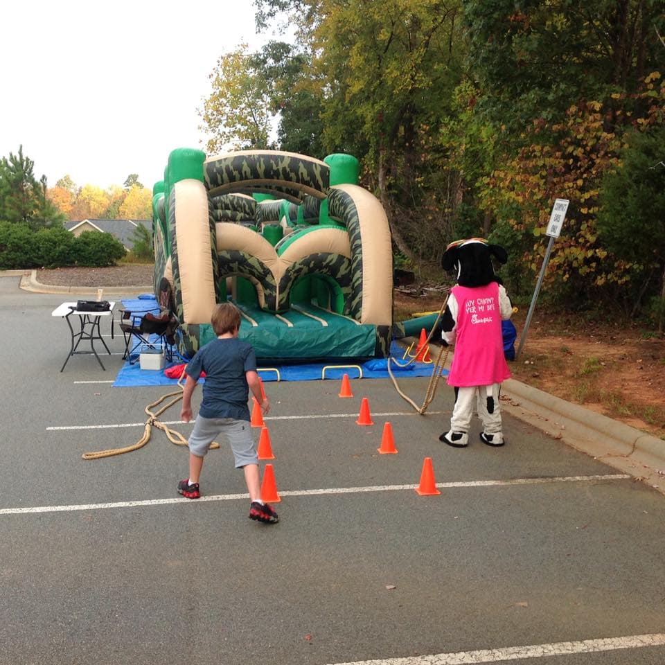 Camouflage Obstacle Course