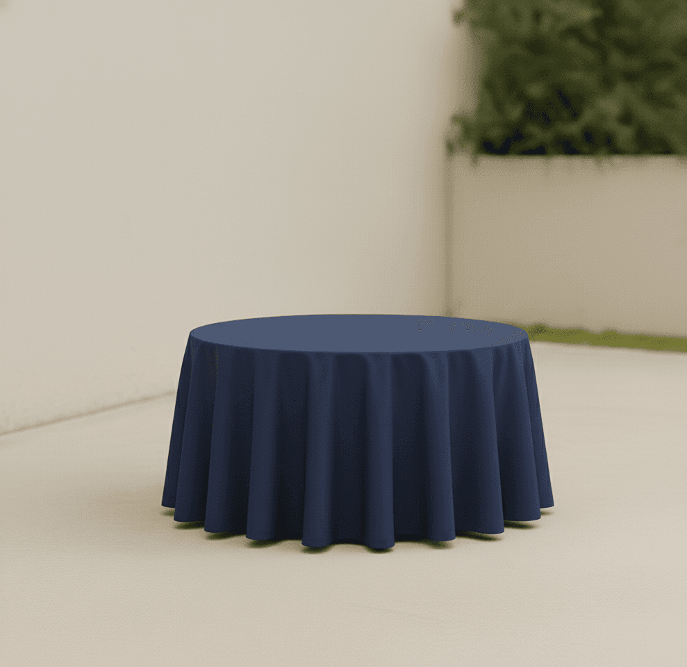 Navy Blue Round Tablecloths