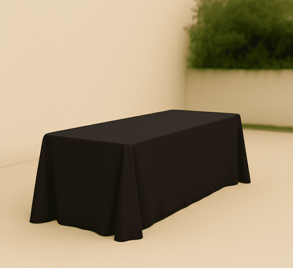 Black Rectangular Tablecloths