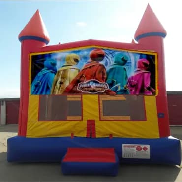 Yellow & Red Bounce House - Custom Artwork