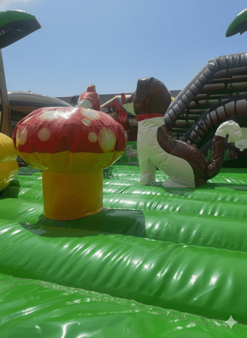 Little Farm Bounce & DRY Slide Combo