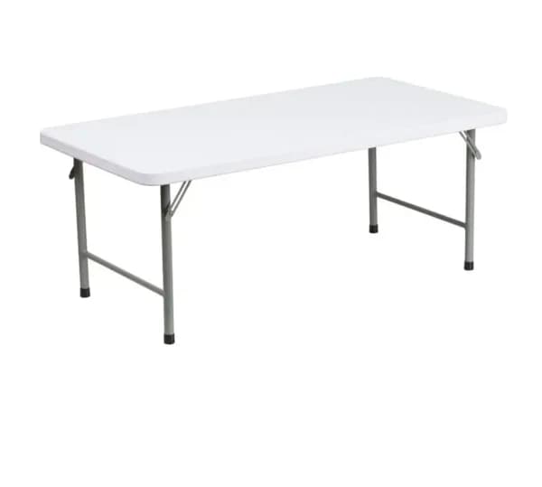 White 4' Child Table