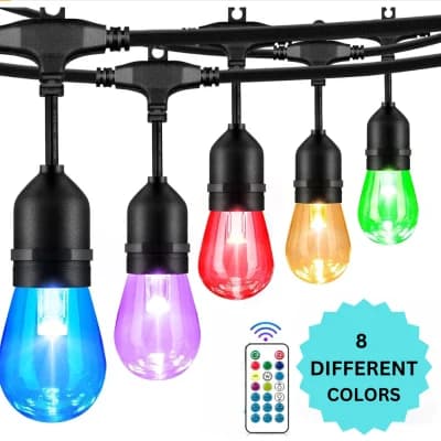 Red/Green/Blue/White 20 x 20 Tent Lighting 80 Feet