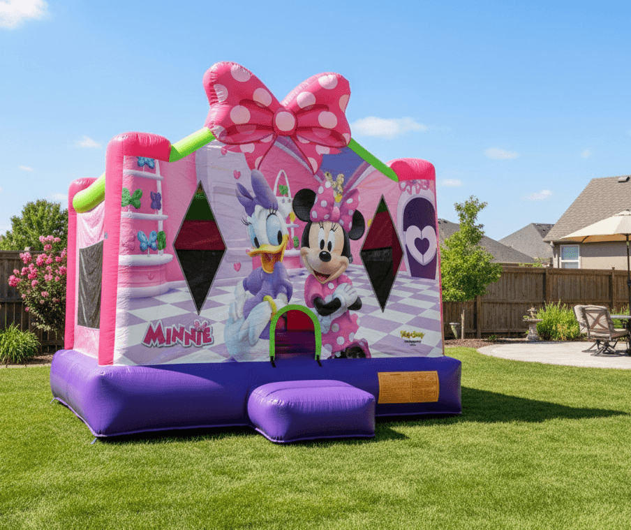 Pink Minnie Bounce House
