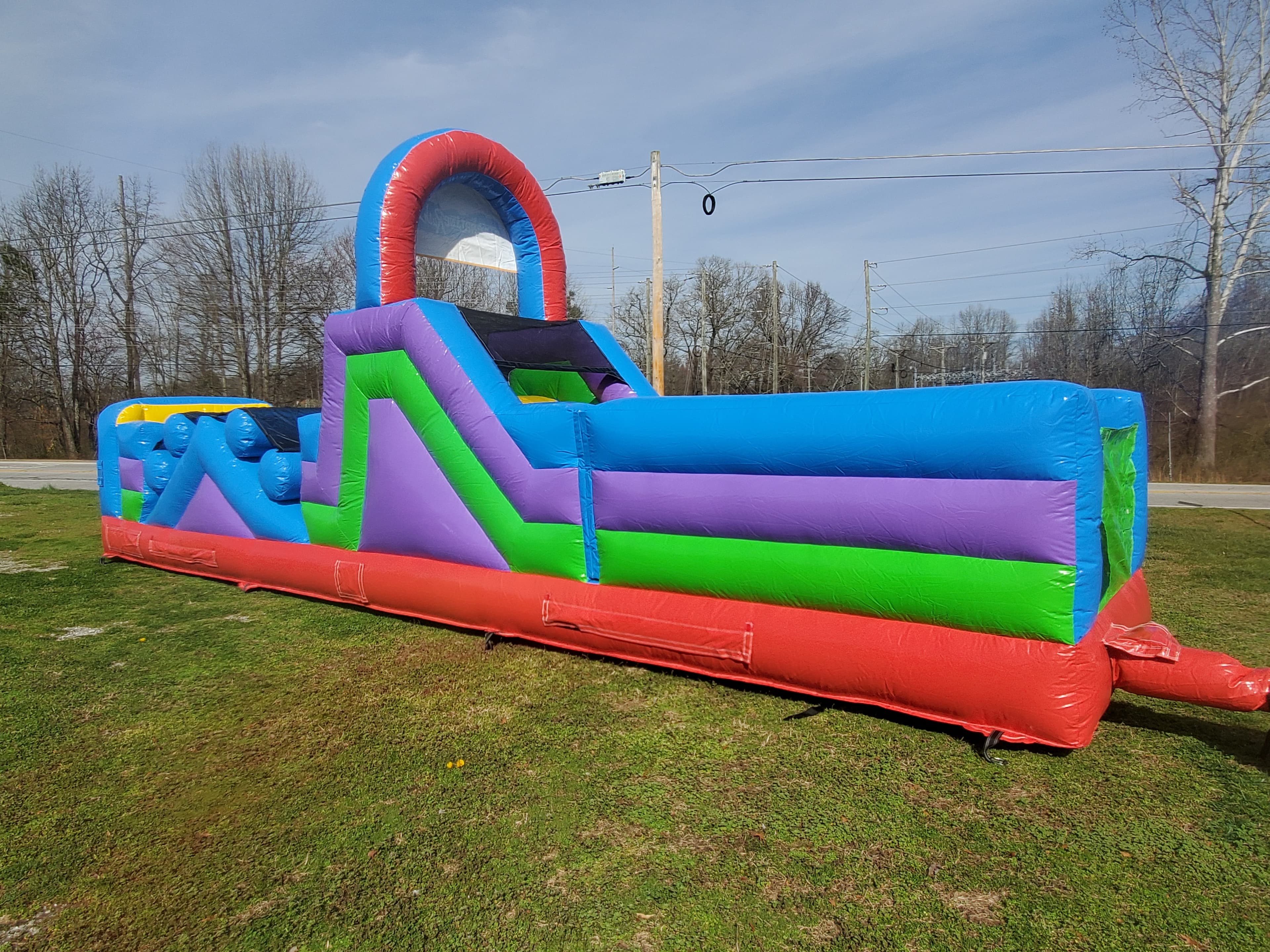 Single lane obstacle course