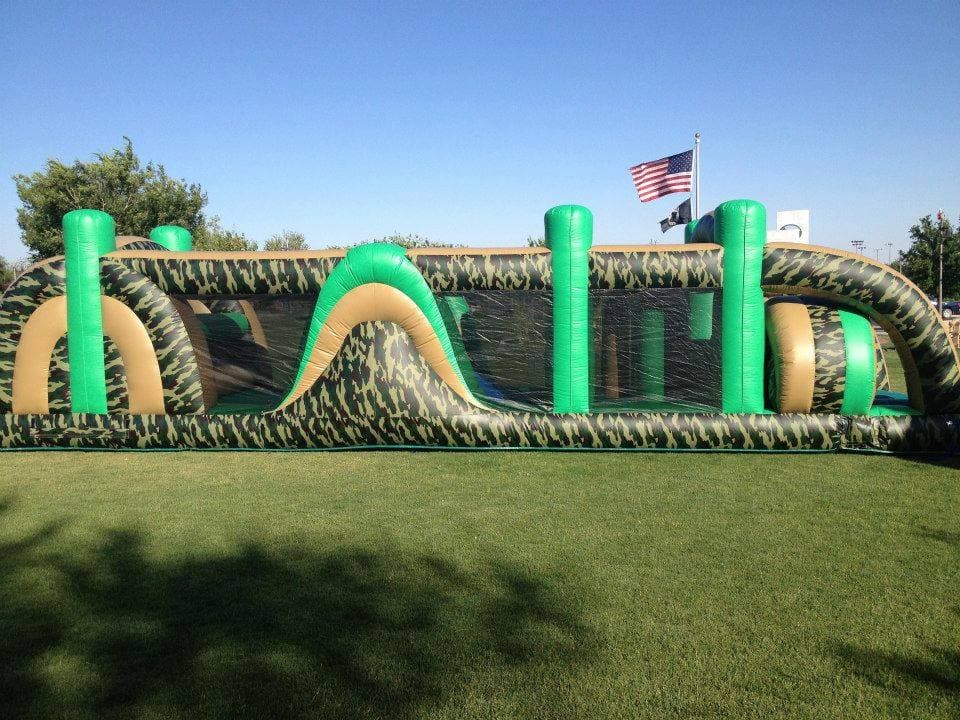 Camouflage Obstacle Course