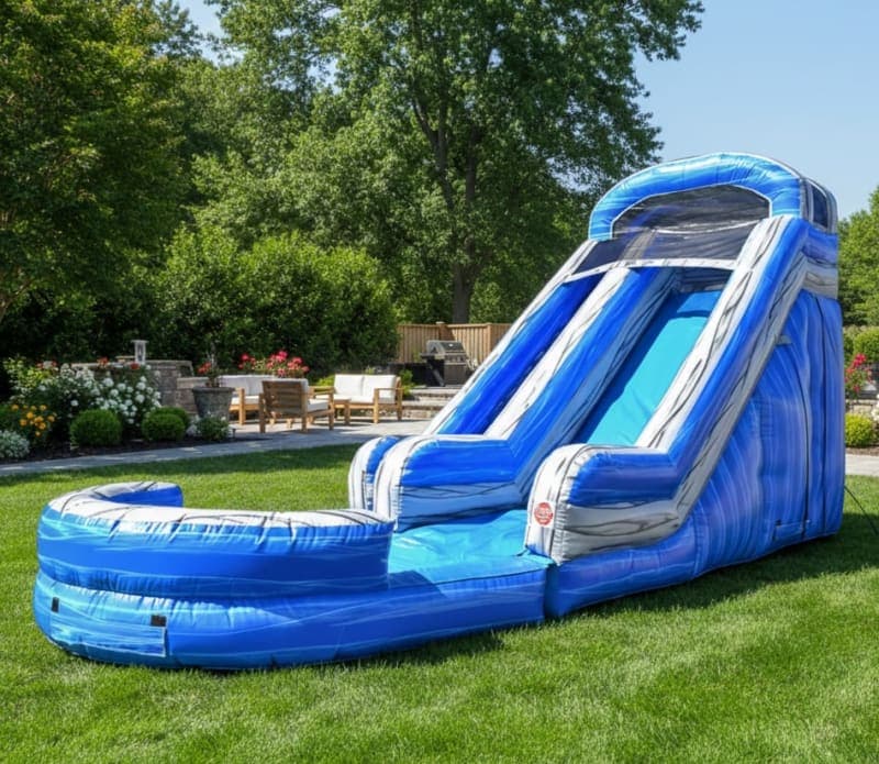 Blue Volcano Slide