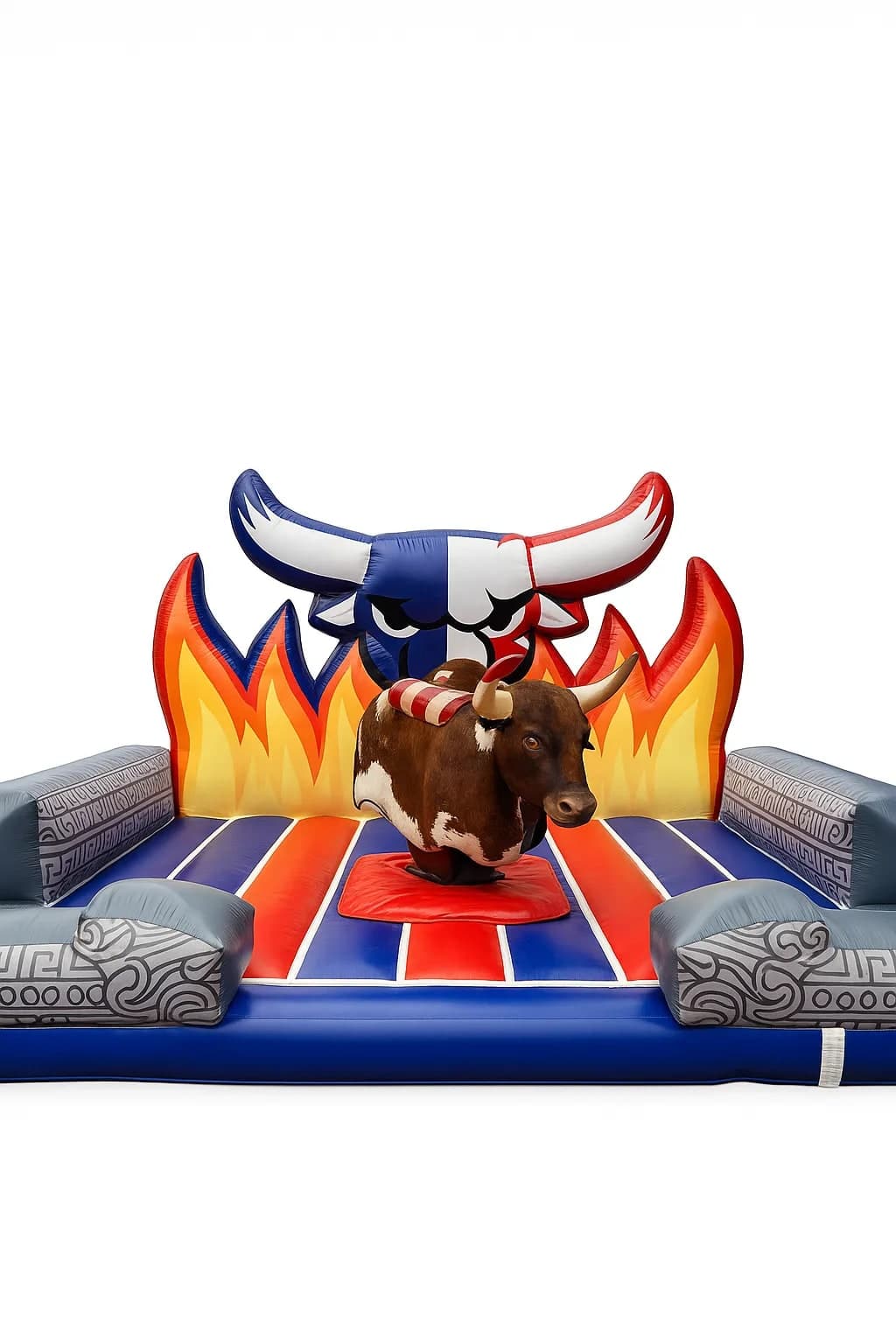 Fire Brown Bull Mechanical Ride