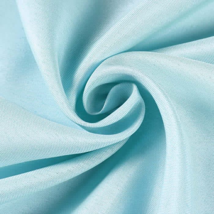 6' BABY BLUE Rectangular Linen - blue - beige - Tablecloths - rental in Katy, TX