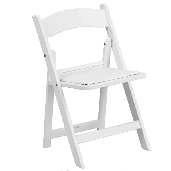 Child White Garden Padded Chair - white - Chairs - rental in Katy, TX