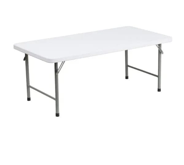 White 4' Child Table - white - Tables - rental in Katy, TX
