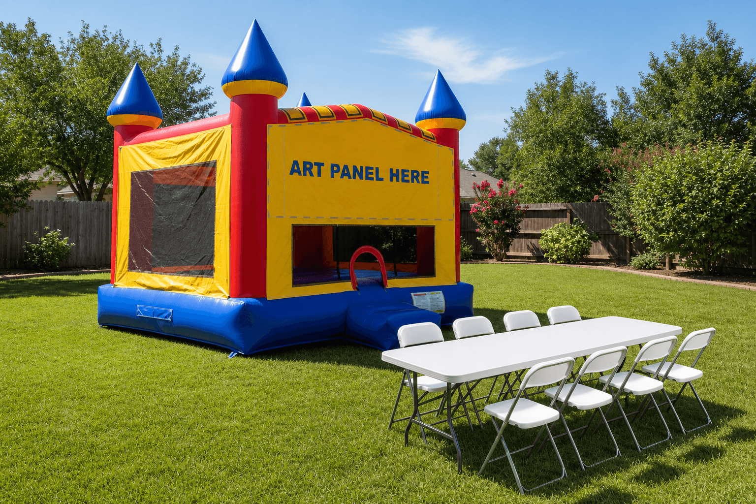 Yellow & Red Bounce House Bundle Package