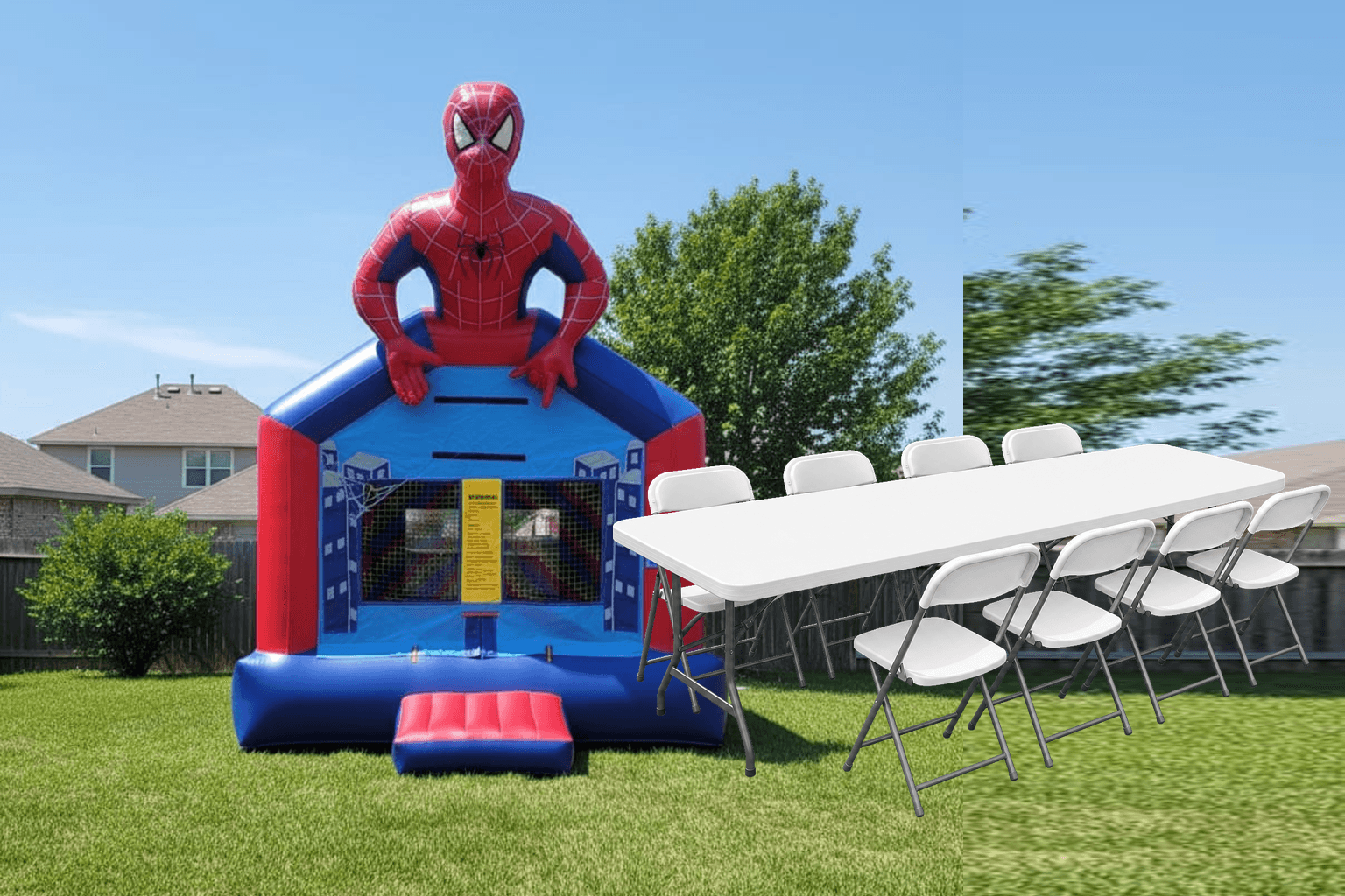 Spiderman Bounce House Bundle Package