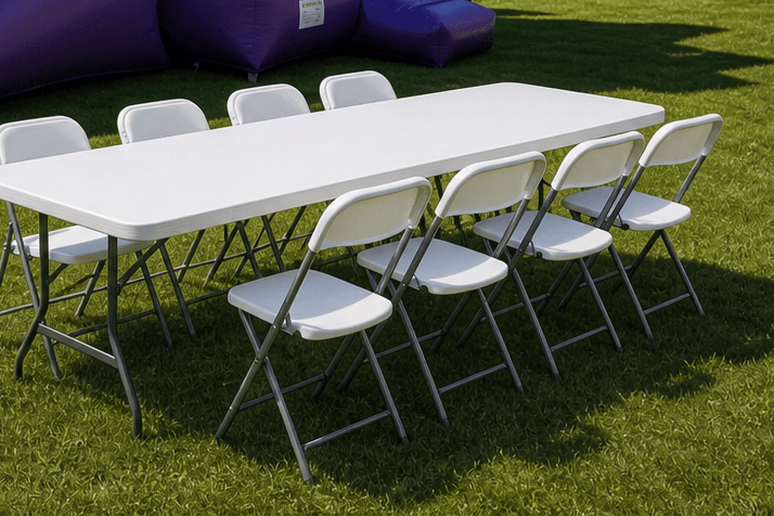 Table & Eight Chairs Bundle Package