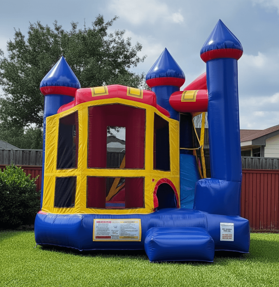 Blue And Yellow Combo Slide 4 in 1 - Custom Artwork Banner